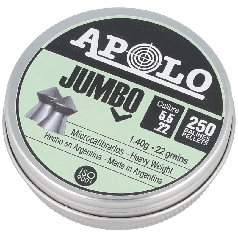 Śrut Apolo Jumbo 5.52 mm 250 szt. 1.40g/22.0gr (19921-2) Hit sprzedaży