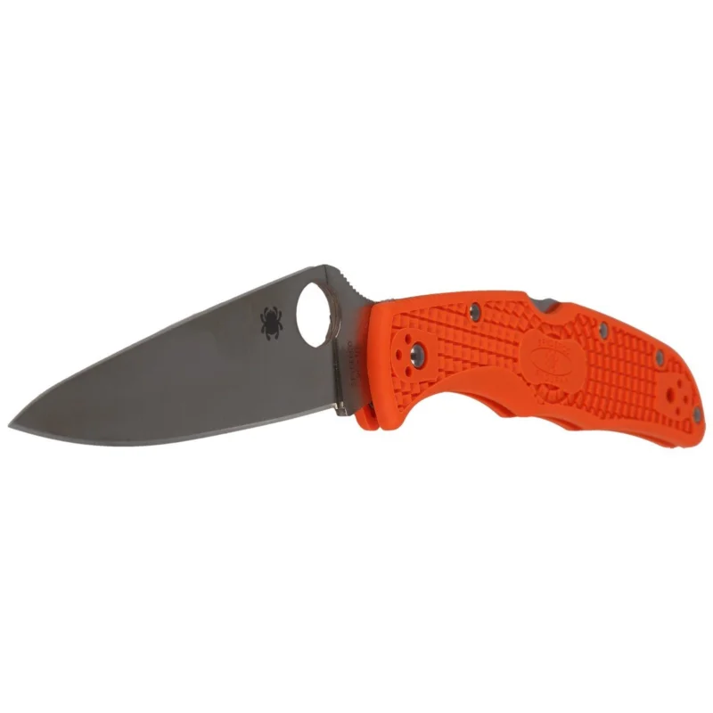Spyderco Endura 4 FRN Orange Full Flat Plain Knife (C10FPOR) Zniżka