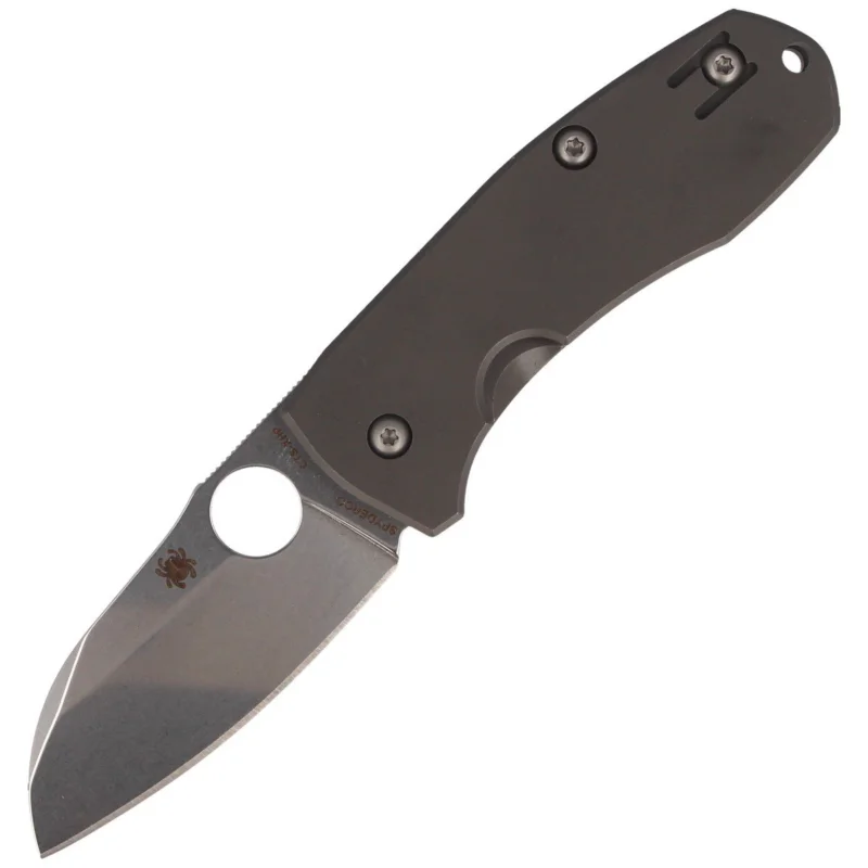 Promocja Spyderco Techno 2 Knife Gray Titanium, Stonewashed CTS XHP by Marcin Slysz (C158TIP2)