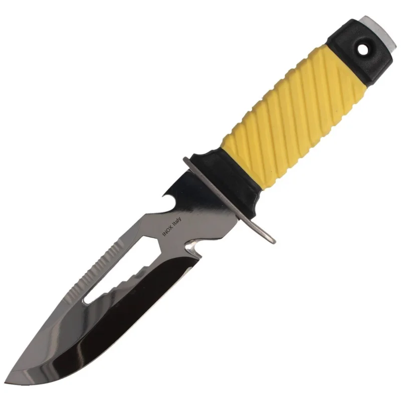 Dostępne od ręki MAC Coltellerie Squalo 15 M GG Yellow Diving Knife 150mm