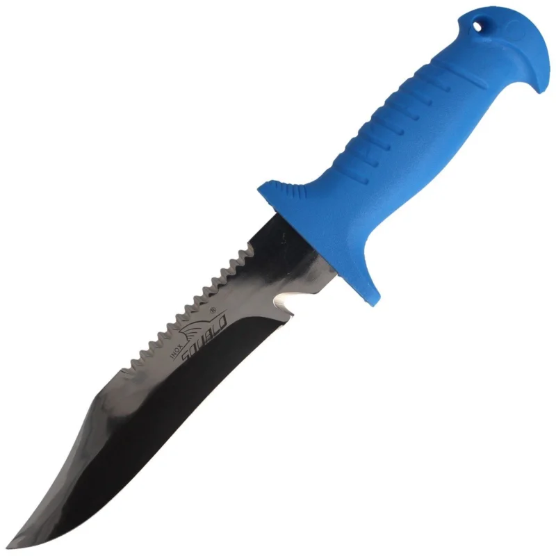 Najlepsza cena MAC Coltellerie Squalo 17 Blue Diving Knife 170mm (MC SQL17.B)