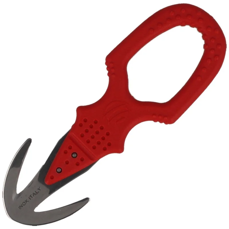 Bezpieczne zakupy MAC Coltellerie Twin Rescuer Red FRN, Satin W 1.4034 (MC TS09.R)