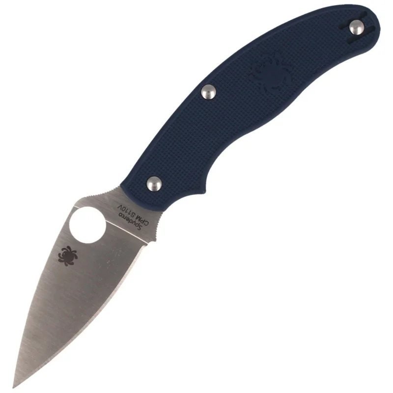 Zamów teraz Spyderco UK Penknife FRN Dark Blue CPM S110V PlainEdge Knife (C94PDBL)