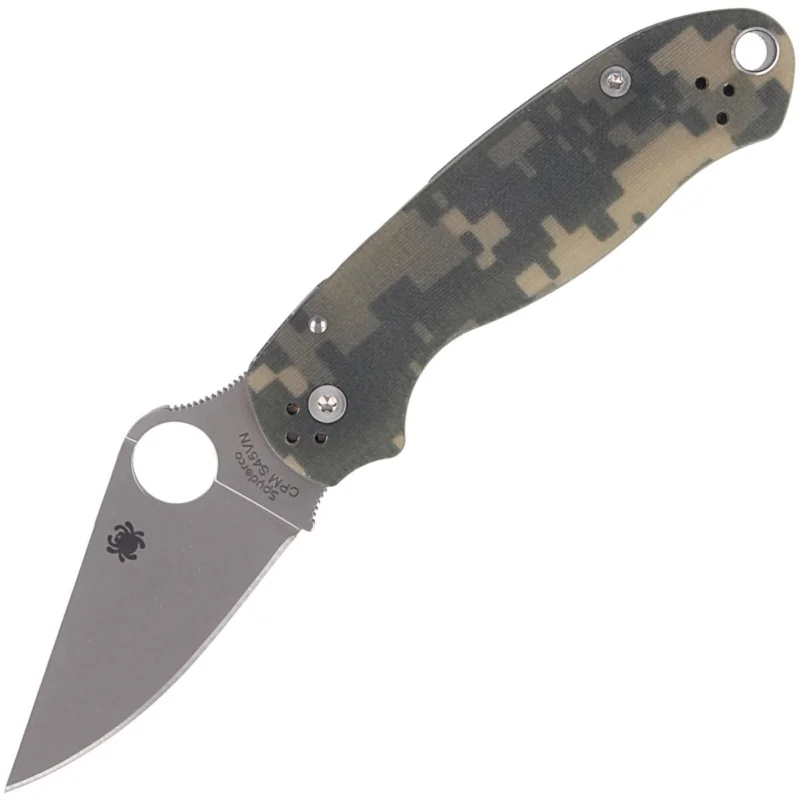 Tylko dziś Nóż składany Spyderco Para 3 G-10 Digital Camo Plain (C223GPCMO)