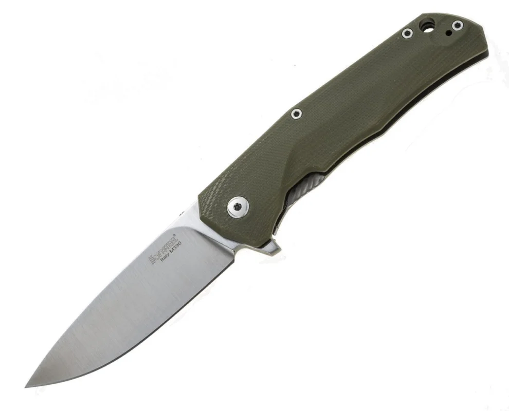 Kup online LionSteel T.R.E. G10 Green / Stone Washed Blade (TRE GGR)
