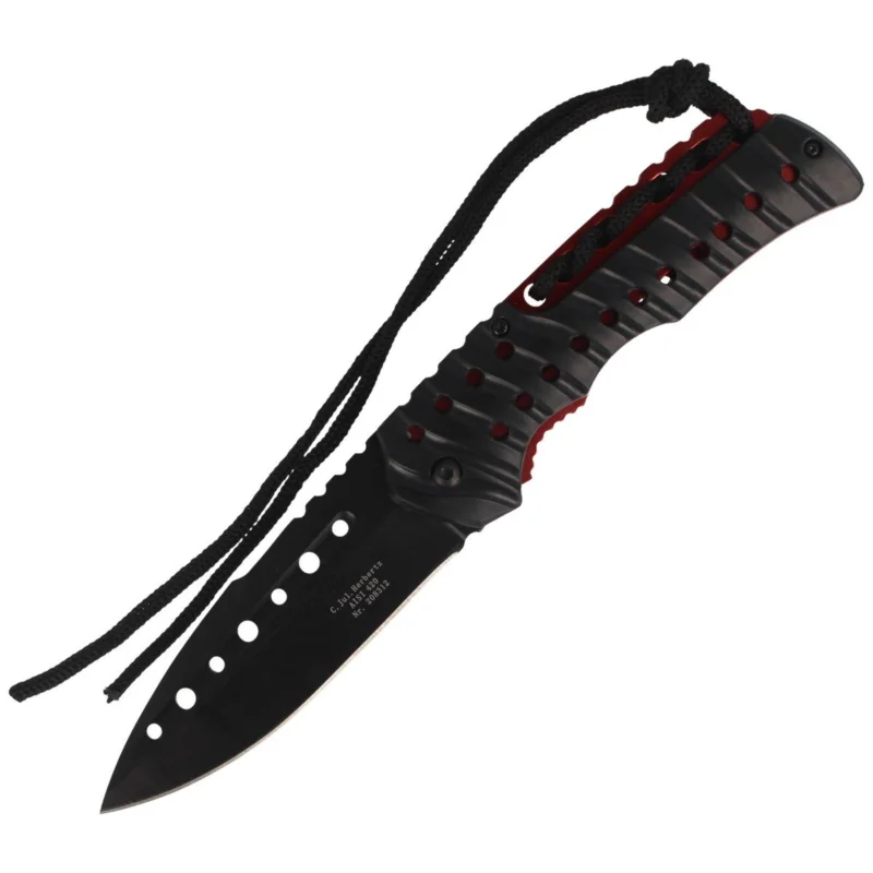 Zamów teraz Nóż składany Herbertz CJH Hit Black Polimer, Black Blade (44183 - 208312)