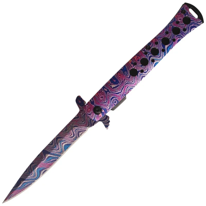 Wysoka jakość Nóż składany Herbertz CJH Italian Stiletto Colorful Steel, Colorful 420 (10000360)