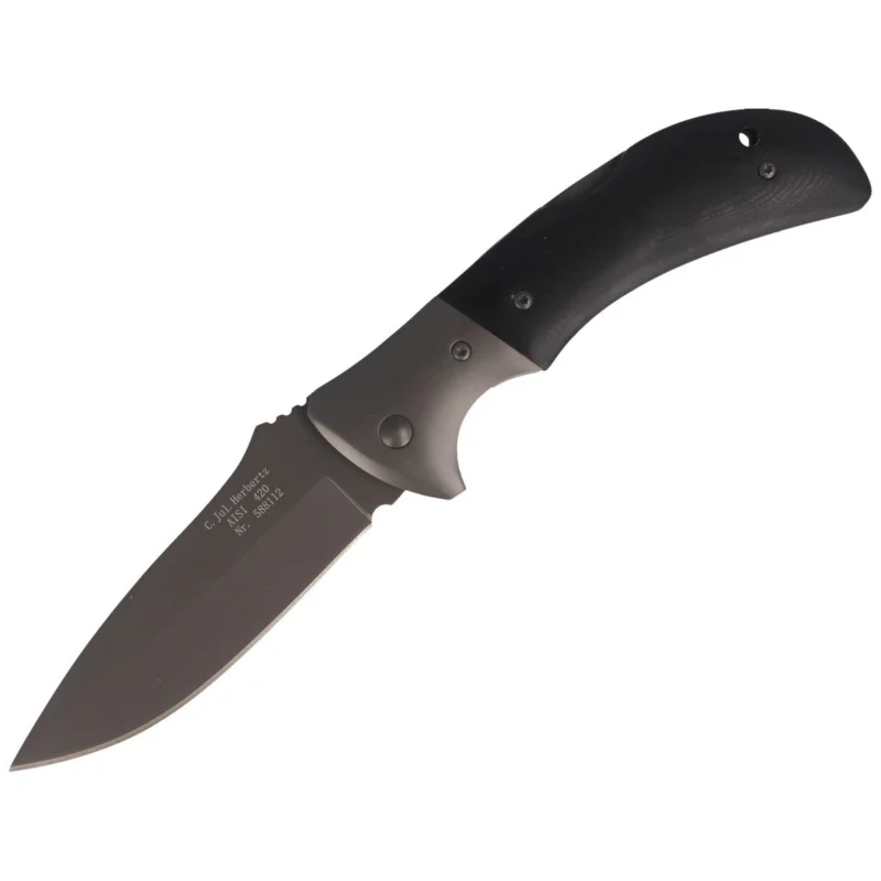 Nóż składany Herbertz Solingen Black G10, Titanium Cated (588112) Obniżka ceny