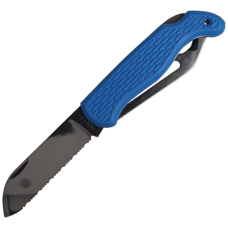 MAC Coltellerie Boat 2 Sailing Knife Blue PP/TPE,Satin W 1.4034 (MC BOT2.B) Hit cenowy