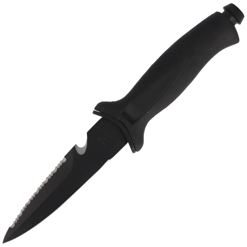MAC Aquatys Stiletto 2 Diving Knife Black PP-TPE, Black Idroglider W 1.4060 Darmowa dostawa