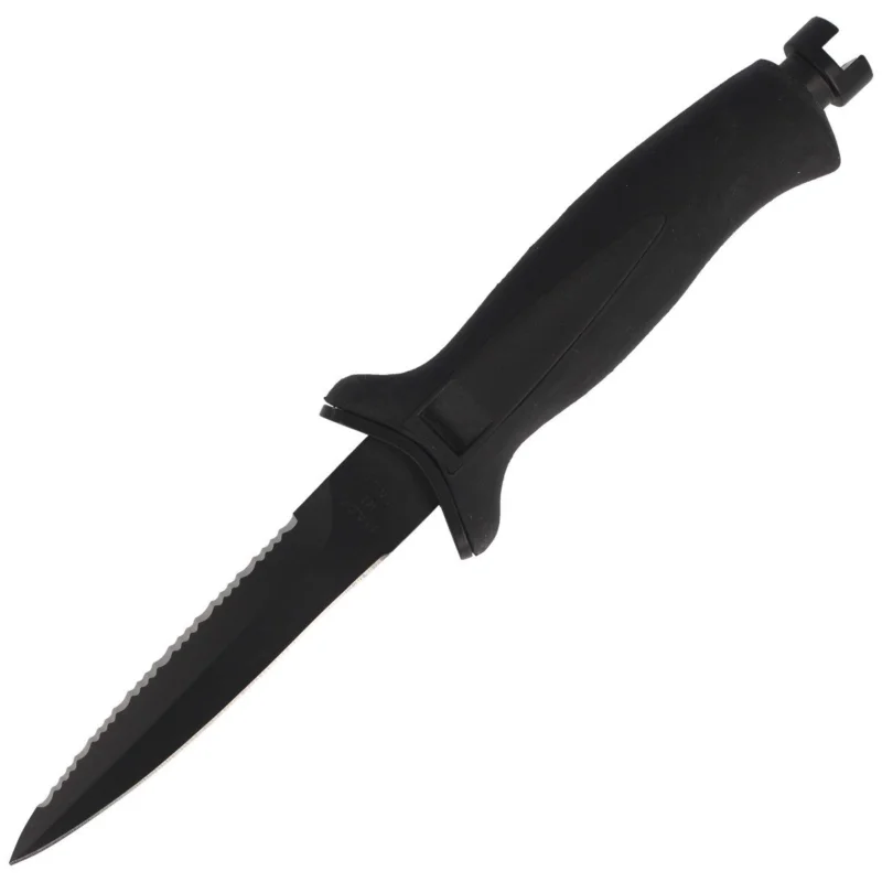 MAC Aquatys 11 2 Diving Knife Black PP-TPE, Black Idroglider W 1.4060 Do wyczerpania zapasów