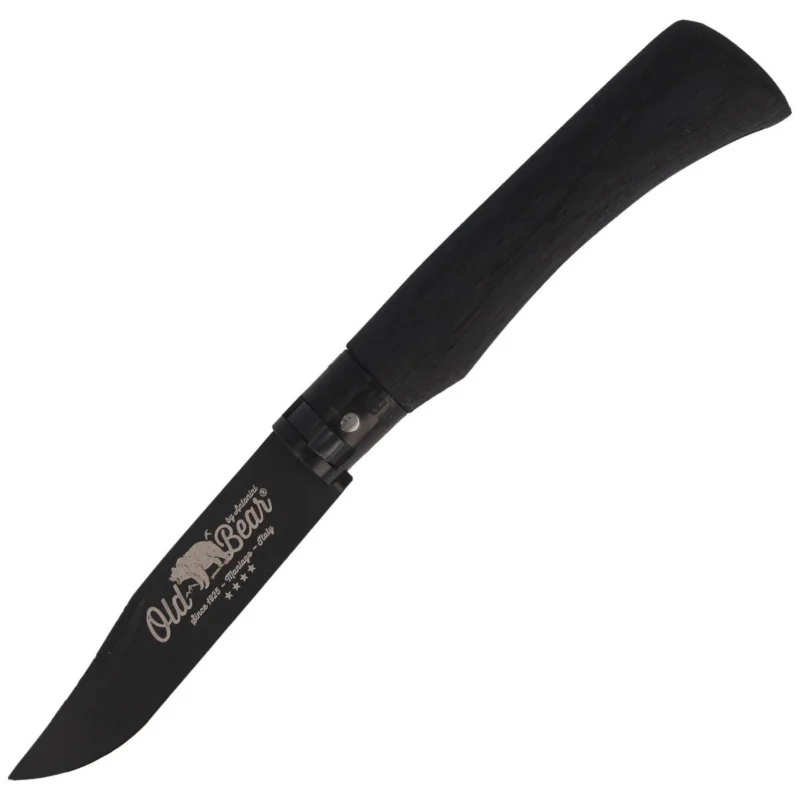 Antonini Old Bear M Total Black Folding Knife, Aluminium Ring (9303/19_MNN) Do wyczerpania zapasów