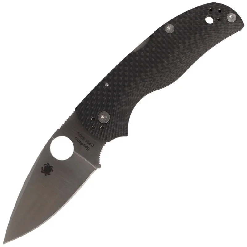 Spyderco Native 5 Knife Fluted Carbon Fiber, Satin CPM S90V by Sal Glesser (C41CFFP5) Ostatnia szansa