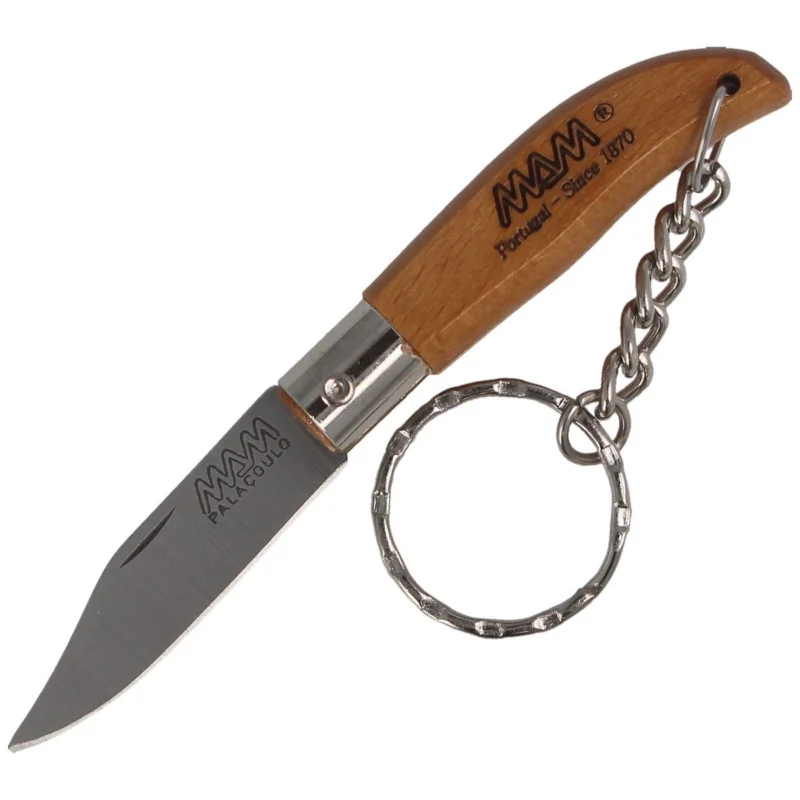 Hit cenowy Nóż składany brelok MAM Iberica Mini, Dark Beech Wood, Inox HW, Satin 420 (2000-DW)
