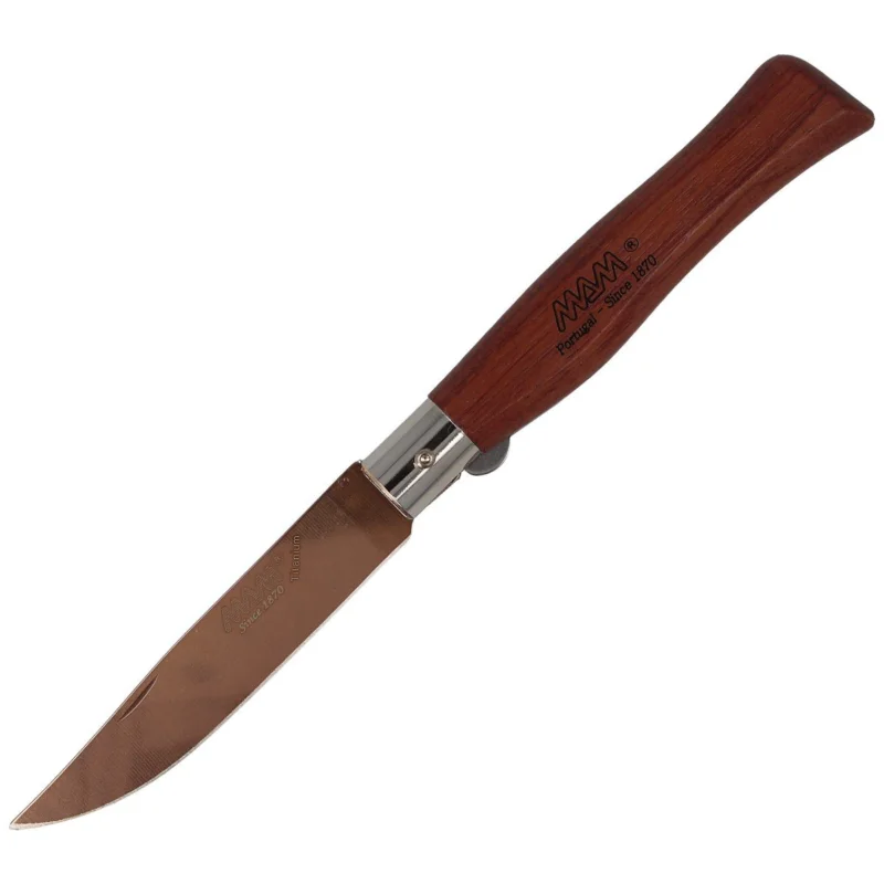 MAM Bronze Titanium, Bubinga Wood 105mm Knife (2062) Cena promocyjna