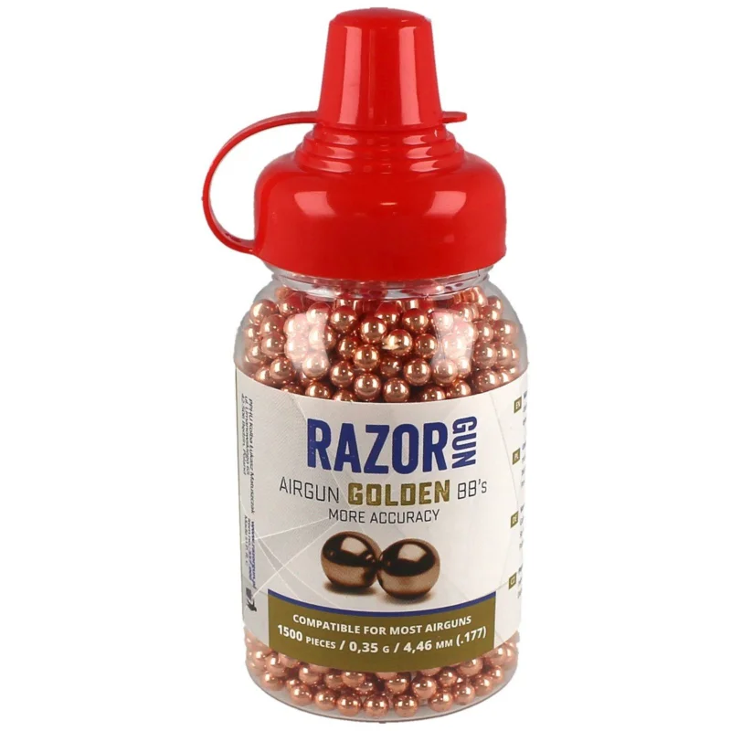 Śrut BBs RazorGun Golden 4.46mm, 1500szt (337-000) Dostępne od ręki