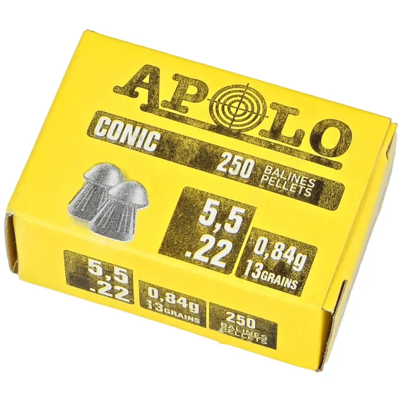 Śrut Apolo Conic 5.5 mm, 250 szt. 0.84g/13.0gr (11002) Super okazja