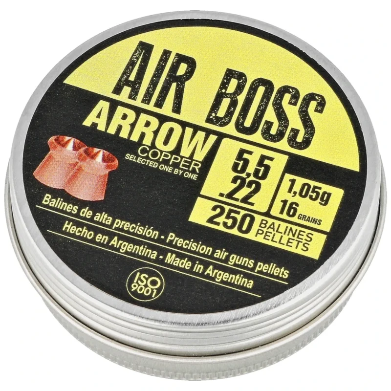 Bezpieczne zakupy Apolo Air Boss Arrow Copper AirGun Pellets .22/5.5 mm, 1.05g/16.0gr (30100)