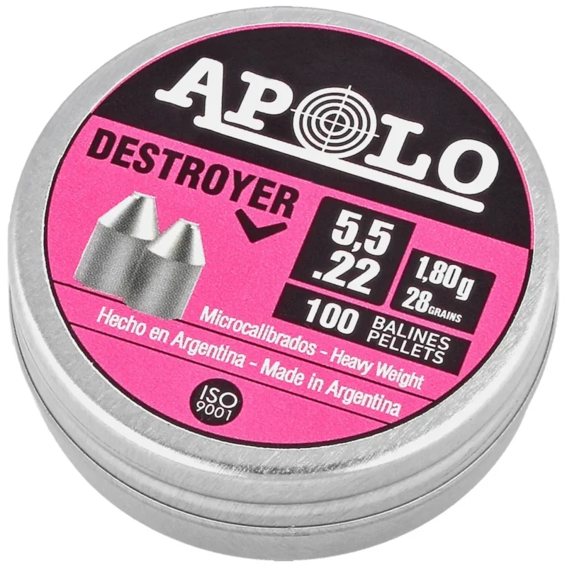 Zniżka Śrut Apolo Destroyer 5.5 mm, 100 szt. 1.80g/28.0gr (19901)