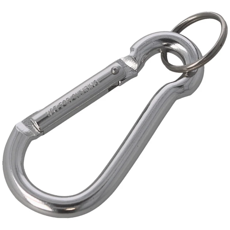 Kup teraz FOX 8 Aluminium Spring Clip Hook Carabiner, Silver