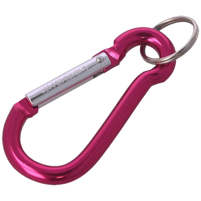 FOX 8 Aluminium Spring Clip Hook Carabiner, Purple Sprawdź teraz