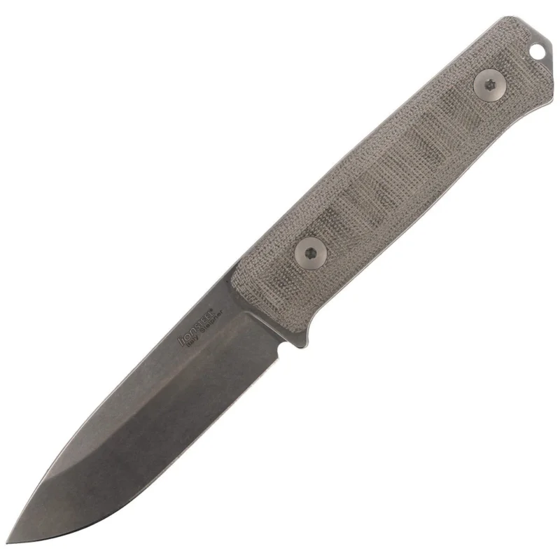 Premium Nóż LionSteel Bushcraft Micarta Green, Stone Washed (B40 CVG)
