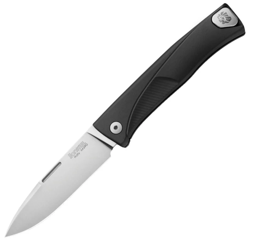 Szybka dostawa LionSteel Thrill Knife Black Aluminum, Satin M390 by Molletta (TL A BS)