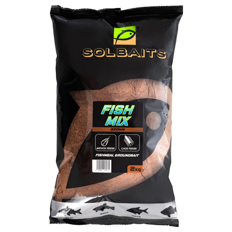 Szybka wysyłka Zanęta Solbaits Fish Mix Brown 2kg