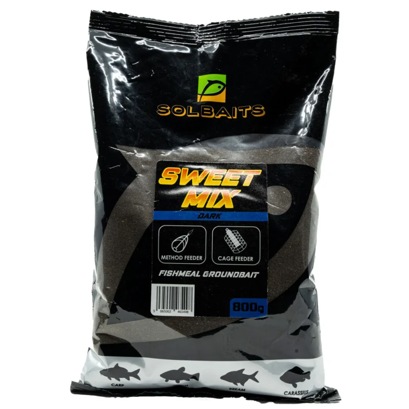 Niska cena Zanęta Solbaits Sweet Mix Dark 800g