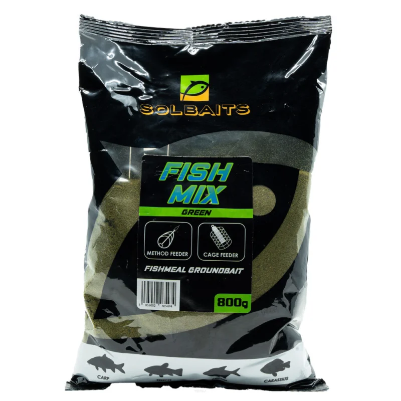 Zanęta Solbaits Fish Mix Green 800g Promocja