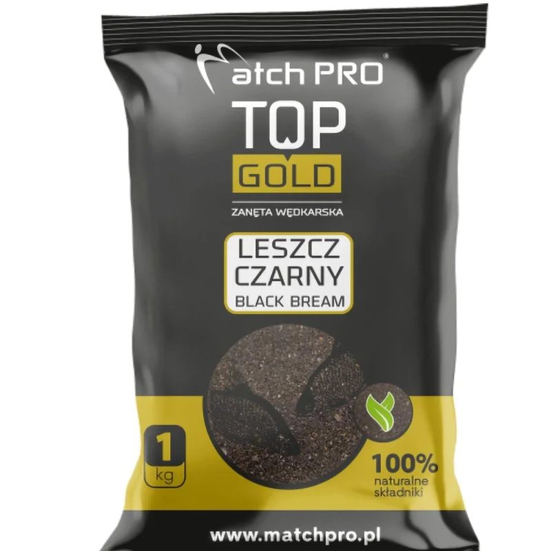 Zanęta MatchPro Top Gold Leszcz Czarny 1kg Dostępne od ręki