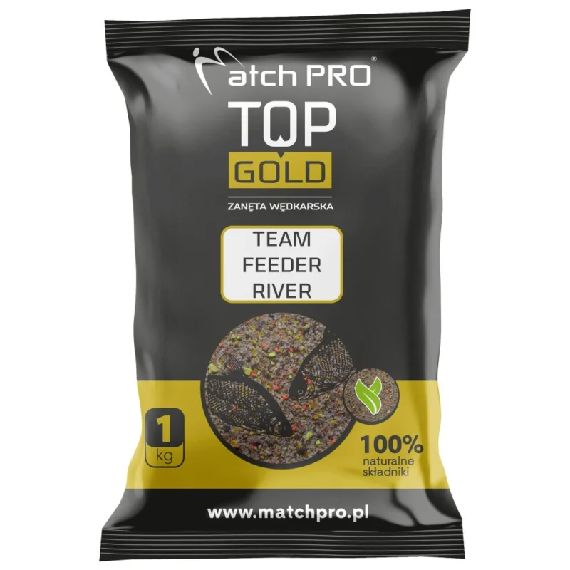 Najlepsza cena Zanęta MatchPro Top Gold Team Feeder River 1kg