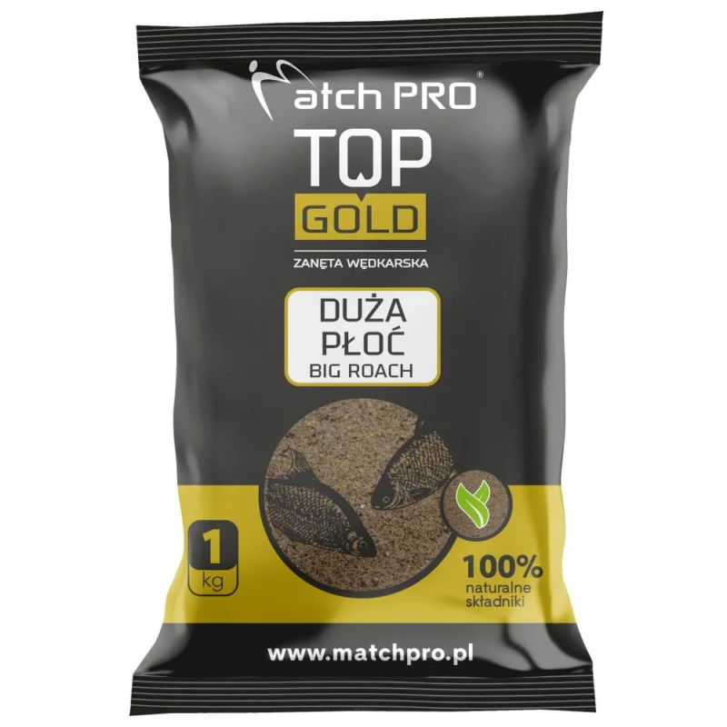 Ekspresowa dostawa Zanęta MatchPro Top Gold Duża Płoć 1kg