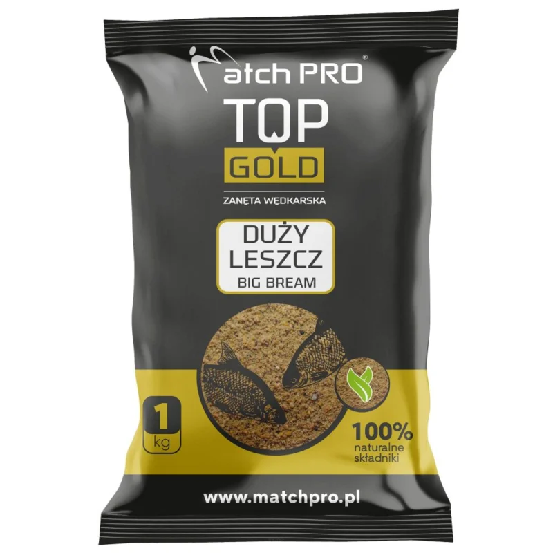 Zanęta MatchPro Top Gold Duży Leszcz 1kg Kup teraz