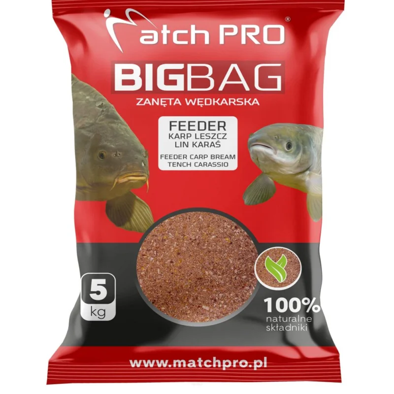 Oferta czasowa Zanęta MatchPro Big Bag Feeder - Karp, Leszcz, Lin, Karaś 5kg