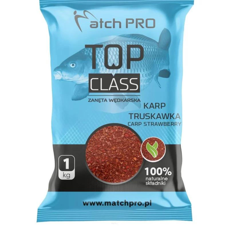 Zanęta MatchPro Top Class Karp Truskawka 1kg Ekspresowa dostawa
