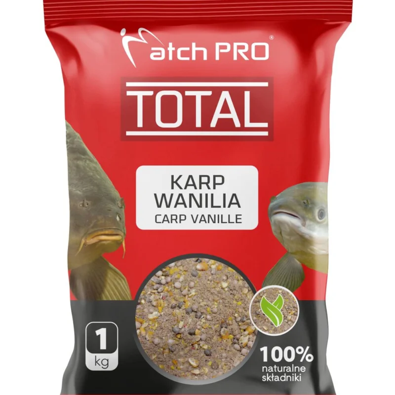 Wysoka jakość Zanęta MatchPro Total Karp Wanilia 1kg