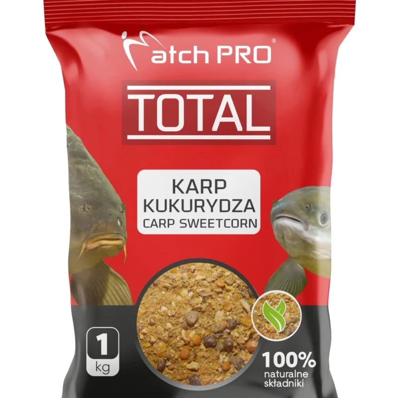 Zanęta MatchPro Total Karp Kukurydza 1kg Darmowy zwrot