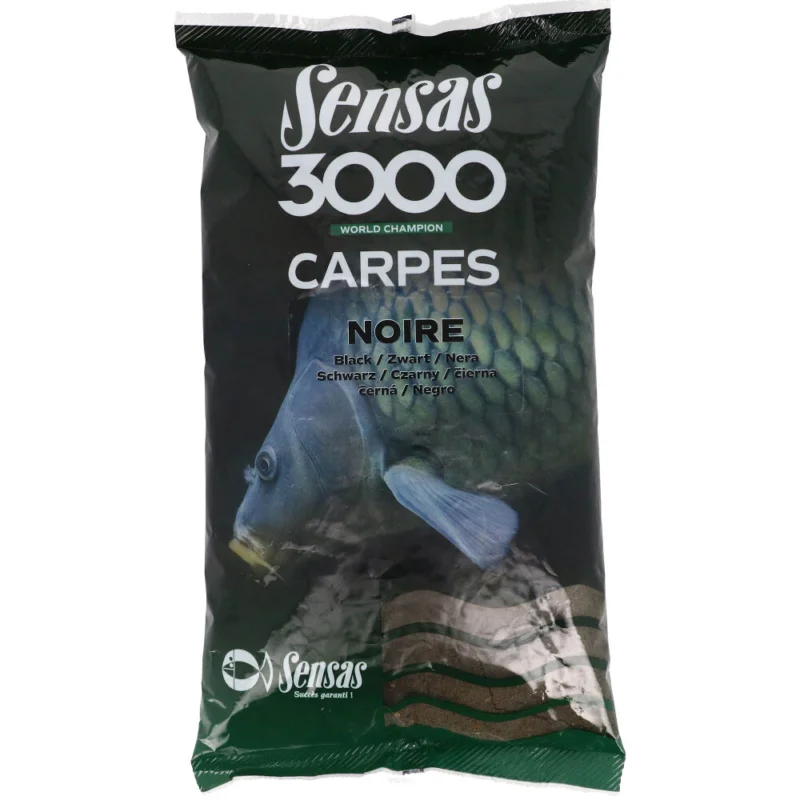 Zanęta Sensas 3000 Carpes Noire 1kg Wysoka jakość