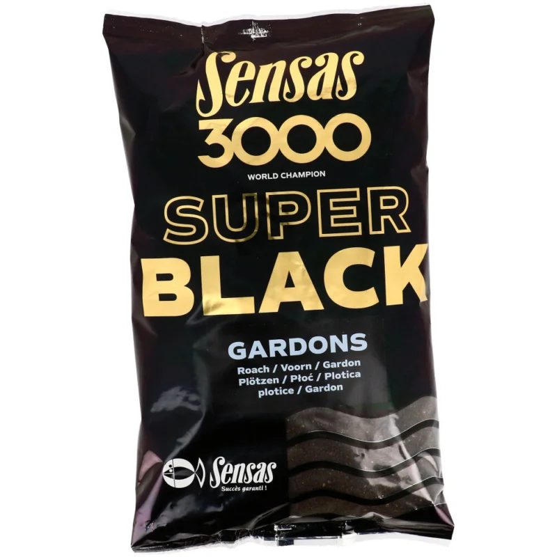 Sprawdź teraz Zanęta Sensas 3000 Super Black Gardons 1kg