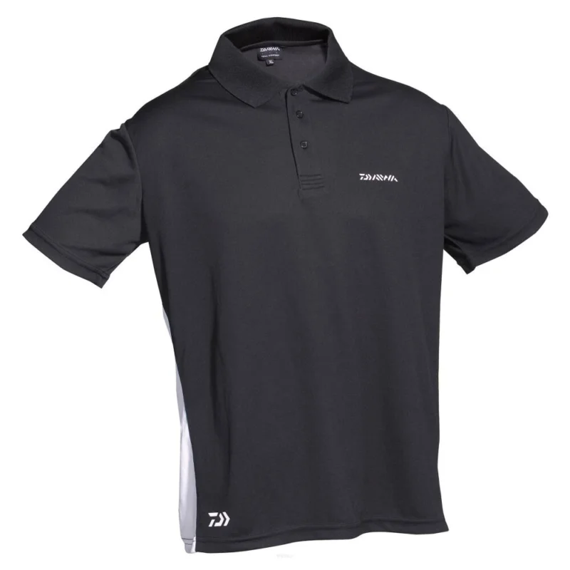 Koszulka Polo Daiwa D-VEC Polo T-shirt Black - L Promocja