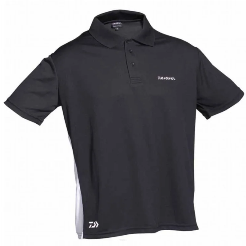 Zamów teraz Koszulka Polo Daiwa D-VEC Polo T-shirt Black - XXL
