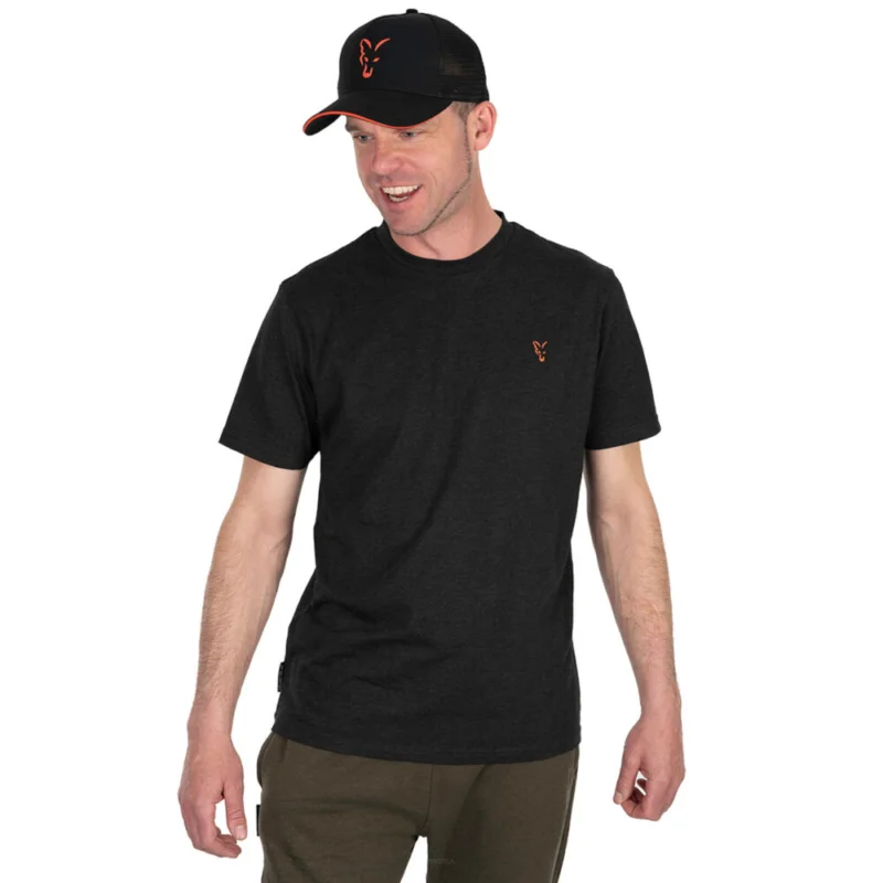 Bezpieczna płatność Koszulka Fox Collection T - Black/Orange - L