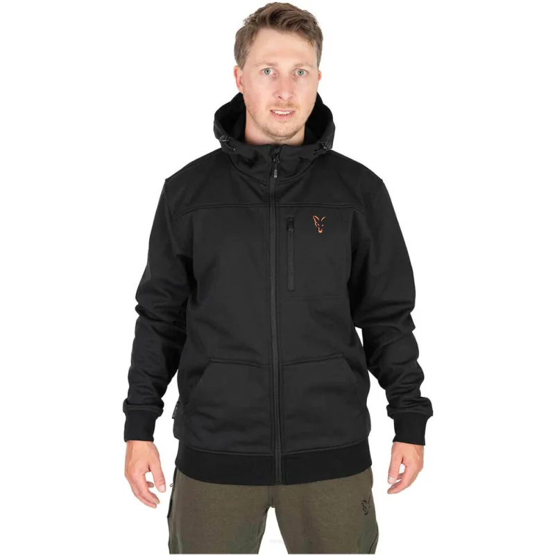 Kurtka Fox Collection Soft Shell Jacket Black Orange - M Ostatnie sztuki