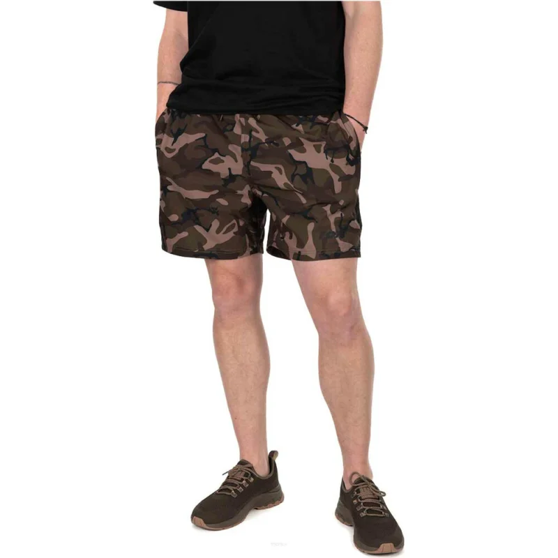 Spodenki Fox Camo/Black Swim Shorts - L Do wyczerpania zapasów