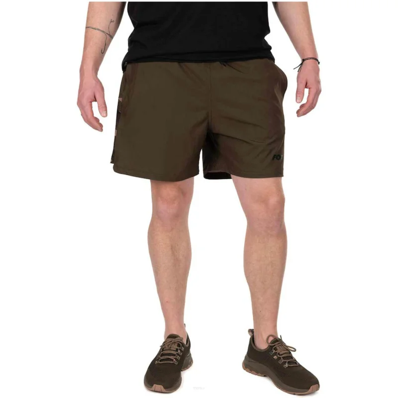 Bezpieczne zakupy Spodenki Fox Khaki/Camo Swim Shorts - S
