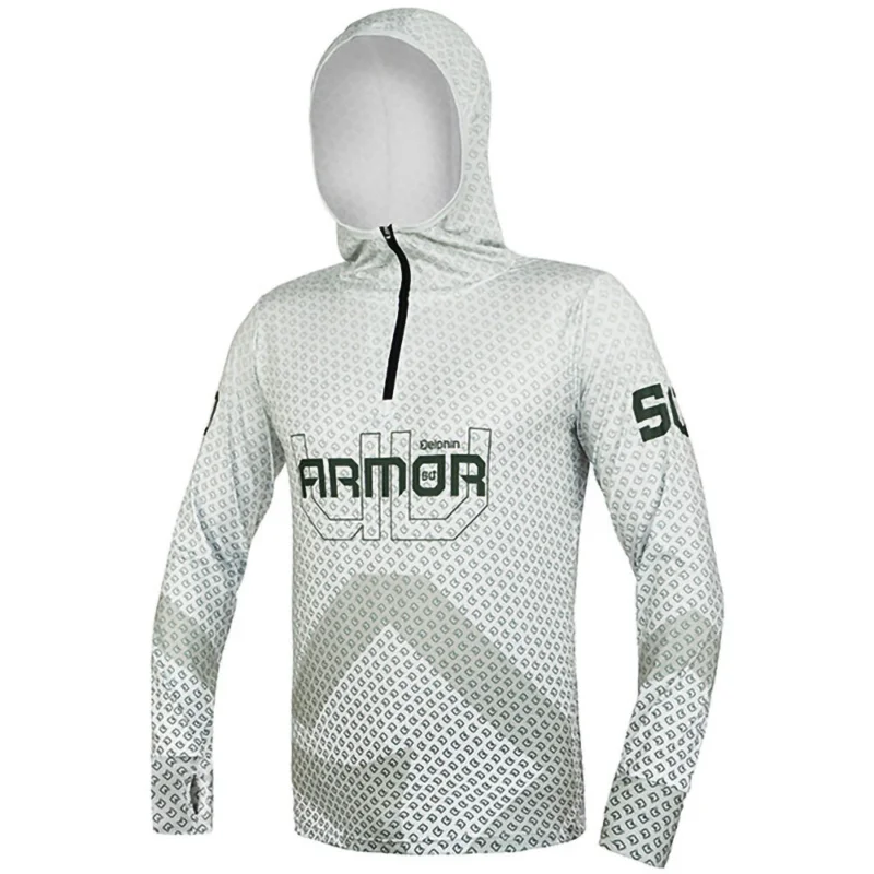Bluza Z Kapturem Delphin Uv Armor 50+ Olive - XL Zniżka