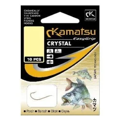 Dostępne od ręki Przypon Kamatsu Crystal Okoń Nr.10/0,14mm 50cm (10szt)