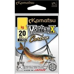 Przypon Kamatsu Wolfram X Carbon 20cm/25kg (2szt.) Nowy