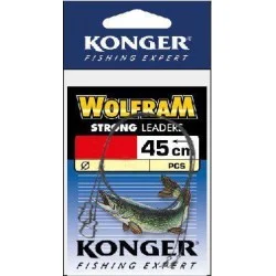 Przypon Konger Wolfram Strong 45cm/15kg (2szt.) Oferta limitowana
